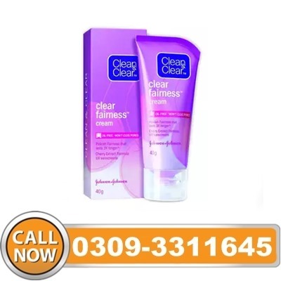 Clean and Clear Fairness Cream in Pakistan